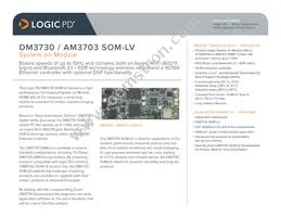 SOMDM3730-10-1782JFIR Datasheet Cover