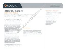 SOMOMAP3530-11-1782JFIR Datasheet Cover