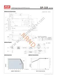 SP-320-7.5 Datasheet Page 2