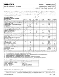 SP-450-033-03 Datasheet Cover