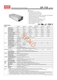 SP-750-5 Datasheet Cover