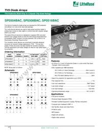 SP0508BACT Datasheet Cover