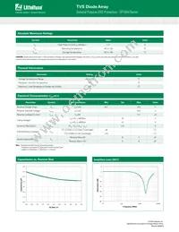 SP1004-04VTG Datasheet Page 2