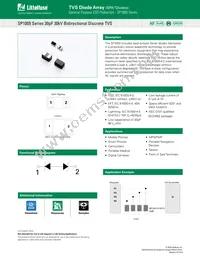 SP1005-01WTG Datasheet Cover