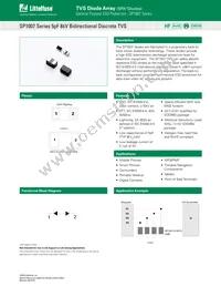 SP1007-01ETG Datasheet Cover