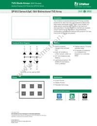 SP1012-05WTG Datasheet Cover