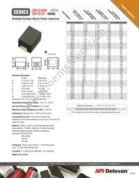 SP1210R-823G Datasheet Cover