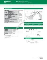 SP3014-02UTG Datasheet Page 3