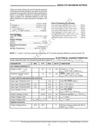 SP3232EICF Datasheet Page 2