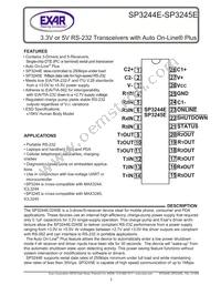 SP3244EER1-L/MTR Datasheet Cover