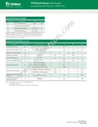 SP5001-04TTG Datasheet Page 2