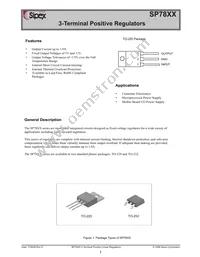 SP7805V2-L/TR Datasheet Cover
