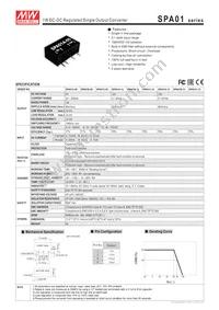 SPA01B-15 Datasheet Cover