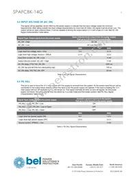 SPAFCBK-14G Datasheet Page 5