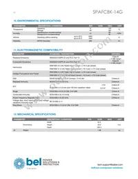 SPAFCBK-14G Datasheet Page 10
