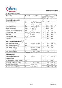 SPB100N03S2-03 G Datasheet Page 3
