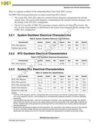 SPC5200CBV400 Datasheet Page 13