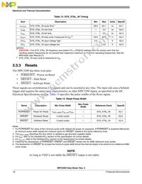 SPC5200CBV400 Datasheet Page 16