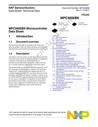 SPC5606BK0VLU6 Datasheet Cover