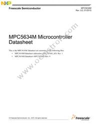 SPC5632MF2MLQ60 Datasheet Cover