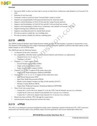 SPC5632MF2MLQ60 Datasheet Page 20