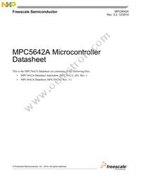 SPC5642AF2MVZ1 Datasheet Cover
