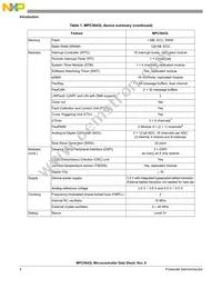SPC5643LFF0MLQ8 Datasheet Page 4