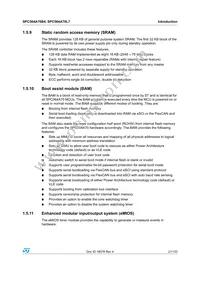 SPC564A70B4CFAY Datasheet Page 21