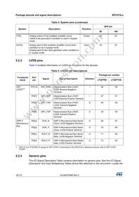 SPC572L64E3BC6AY Datasheet Page 16