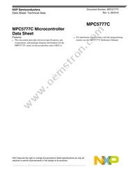 SPC5777CK2MMO3R Datasheet Cover