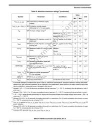 SPC5777MK0MVA8R Datasheet Page 21