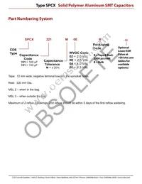 SPCX471M02R Datasheet Page 3