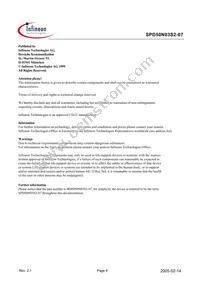 SPD50N03S2-07 Datasheet Page 8