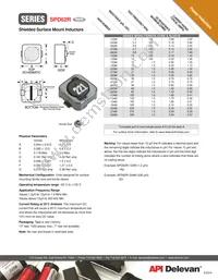 SPD62-184M Datasheet Cover