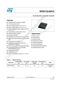 SPDC12L00010 Datasheet Cover