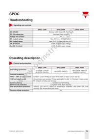 SPDC244801 Datasheet Page 16