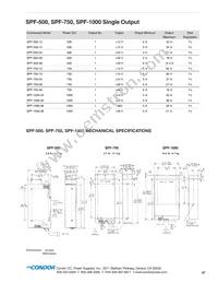 SPF-500-12G Datasheet Page 2