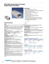 SPH-1200-48G Datasheet Cover