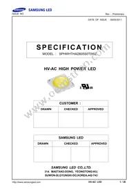 SPHWHTHAD605S0T0WZ Datasheet Cover