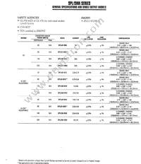 SPL40-1005 Datasheet Page 3