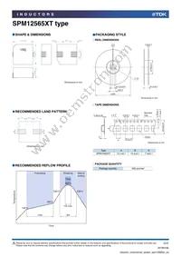 SPM12565XT-2R8M150 Datasheet Page 3