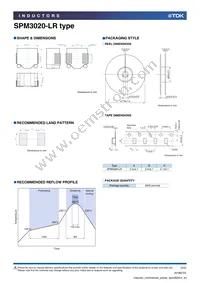 SPM3020T-1R5M-LR Datasheet Page 3