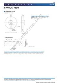 SPM4012T-R47M T Datasheet Page 9