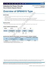 SPM4015T-R68M Datasheet Page 3