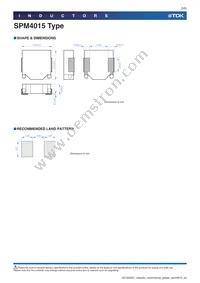 SPM4015T-R68M Datasheet Page 5