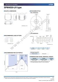 SPM4020T-100M-LR Datasheet Page 3