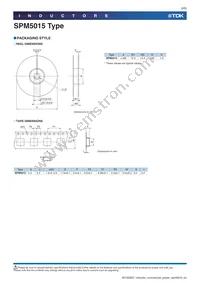 SPM5015T-3R3M Datasheet Page 9