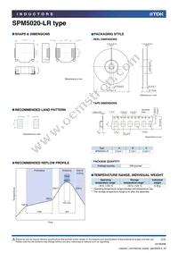 SPM5020T-2R2M-LR Datasheet Page 3