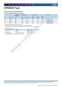 SPM5020T-R47M Datasheet Page 6