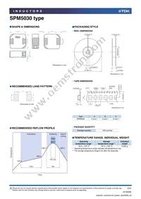 SPM5030T-1R0MT Datasheet Page 3